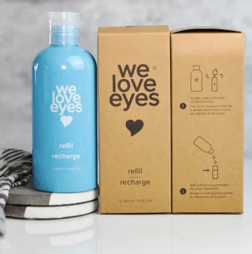 ** Wholesale WE LOVE EYES 250ml Tea Tree Eyelid Foaming Cleanser Refill **