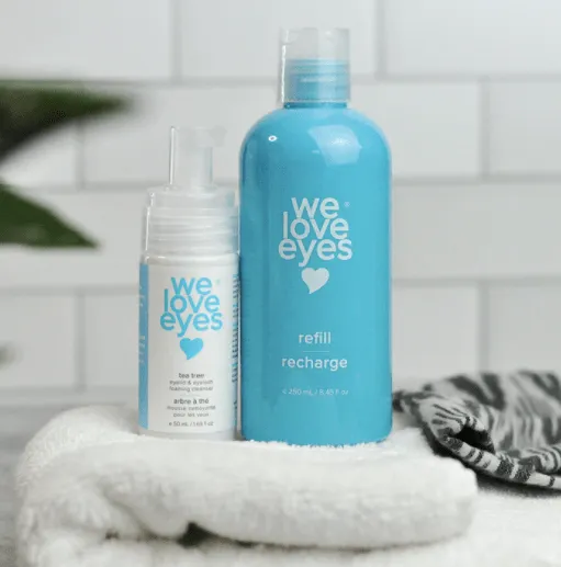 ** Wholesale WE LOVE EYES 250ml Tea Tree Eyelid Foaming Cleanser Refill **