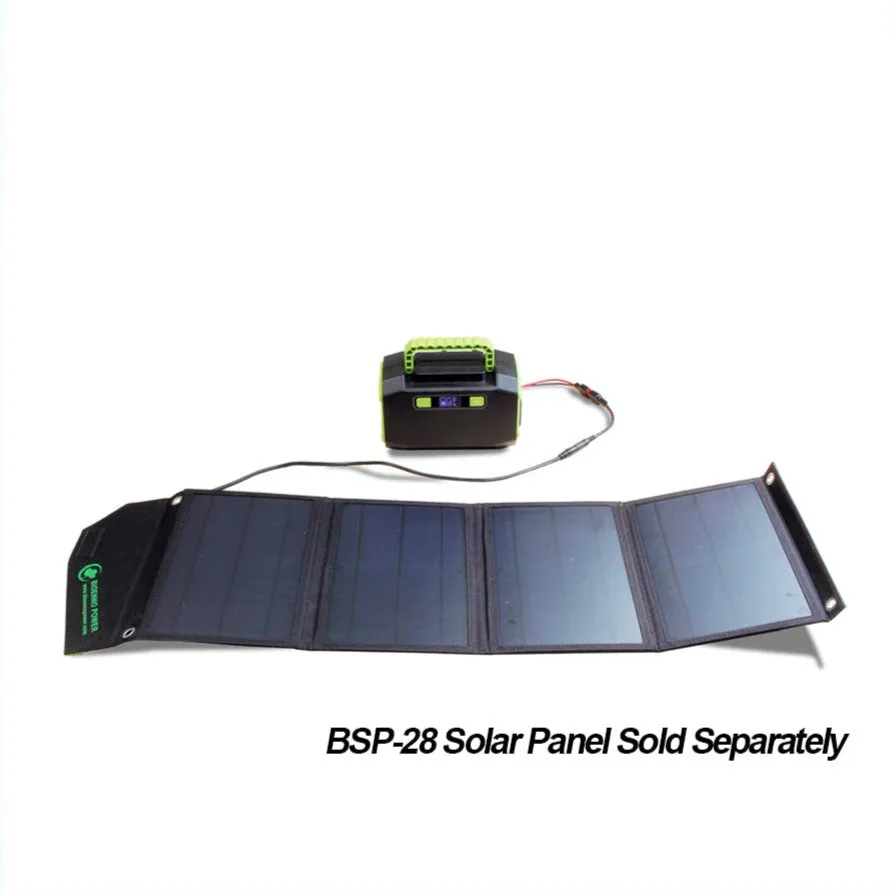 28 Watt Foldable Solar Panel for Charging Power Packs (BSP-28)