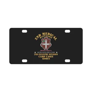 2nd Medical Battalion - DUI - Camp Casey - Korea V1 X 300 Classic License Plate