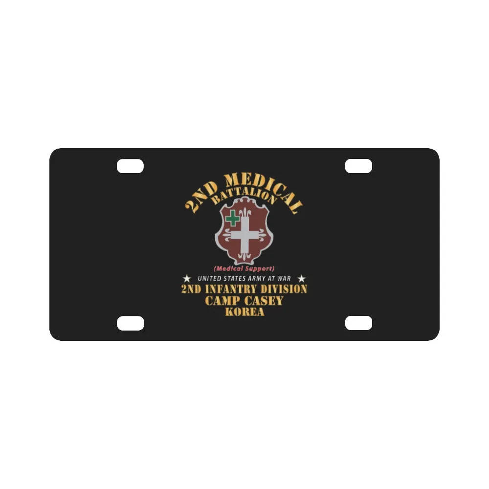 2nd Medical Battalion - DUI - Camp Casey - Korea V1 X 300 Classic License Plate