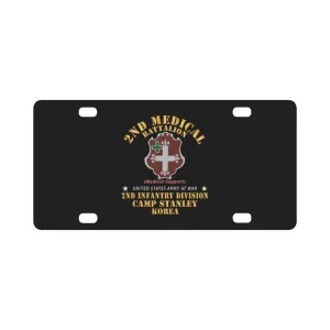 2nd Medical Battalion - DUI - Camp Stanley - Korea V1 X 300 Classic License Plate