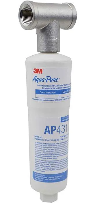 3M Aqua-Pure AP-430SS Whole House Scale Inhibition Water Treatment/Filtration System. Each