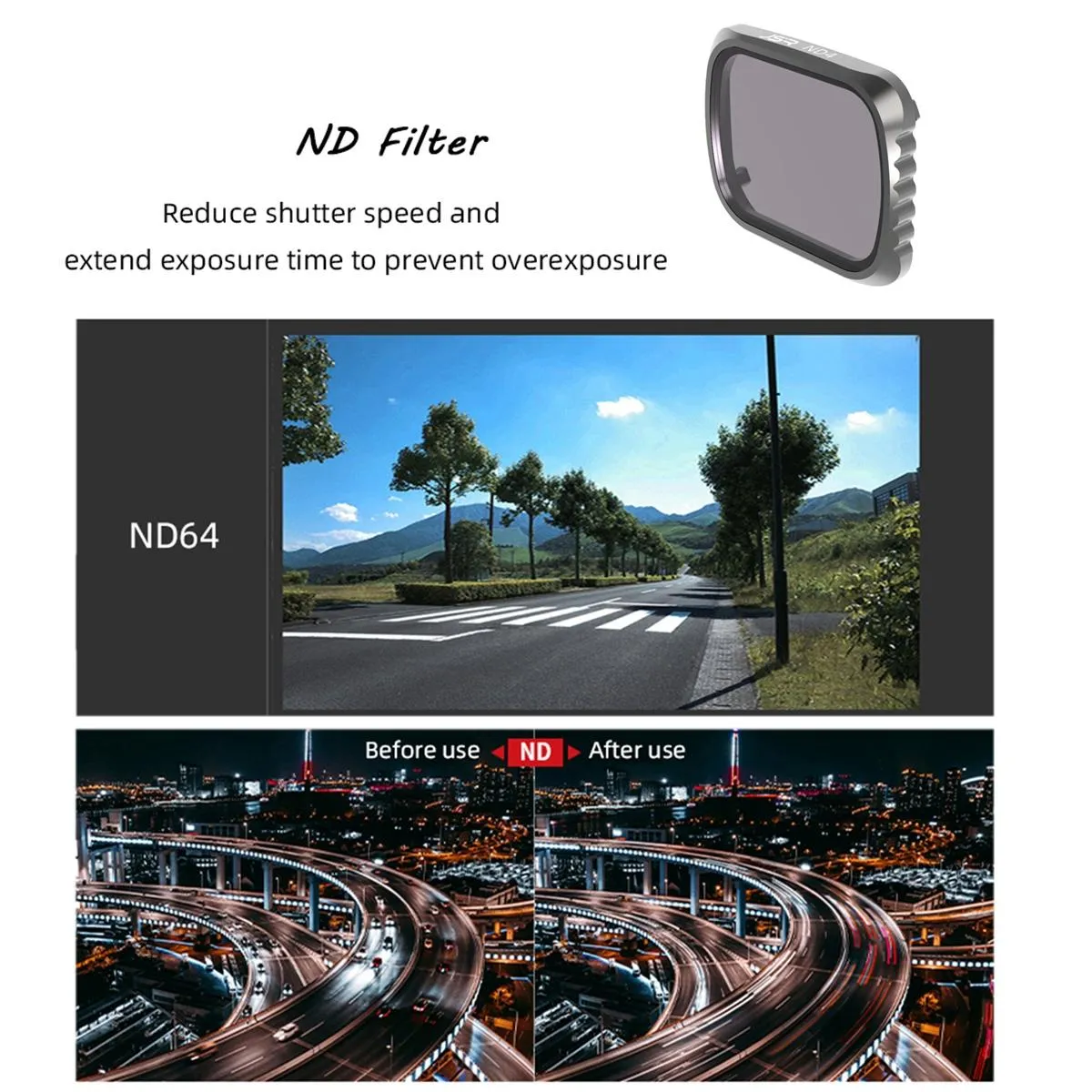4-in-1 Aluminum Lens Filter for Dji Air 2s