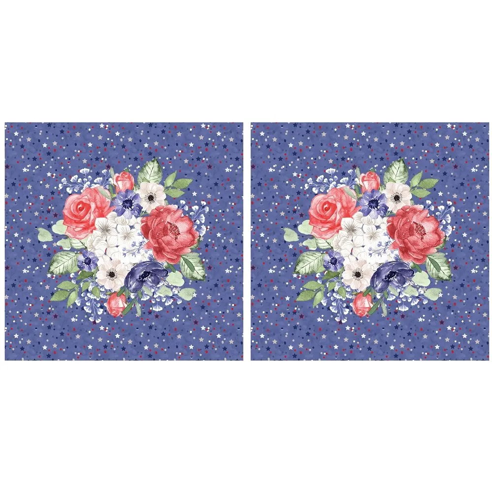 4th of July Bouquet Pillow Panels