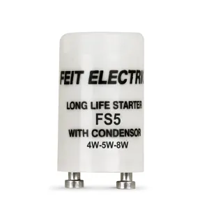 4W-5W-8W Fluorescent Long Life Starter with Condenser (10-Pack)
