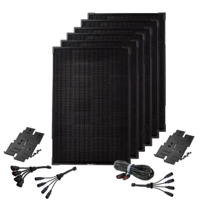 (6) Boulder 100 Solar Panel Mountable Bundle