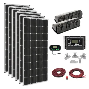 680-Watt Roof Mount Kit - By Zamp Solar