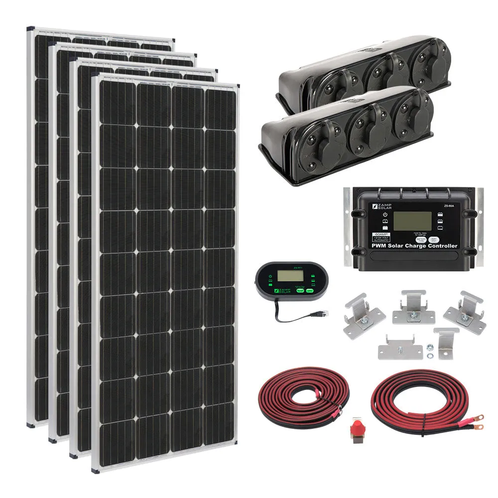 680-Watt Roof Mount Kit - By Zamp Solar