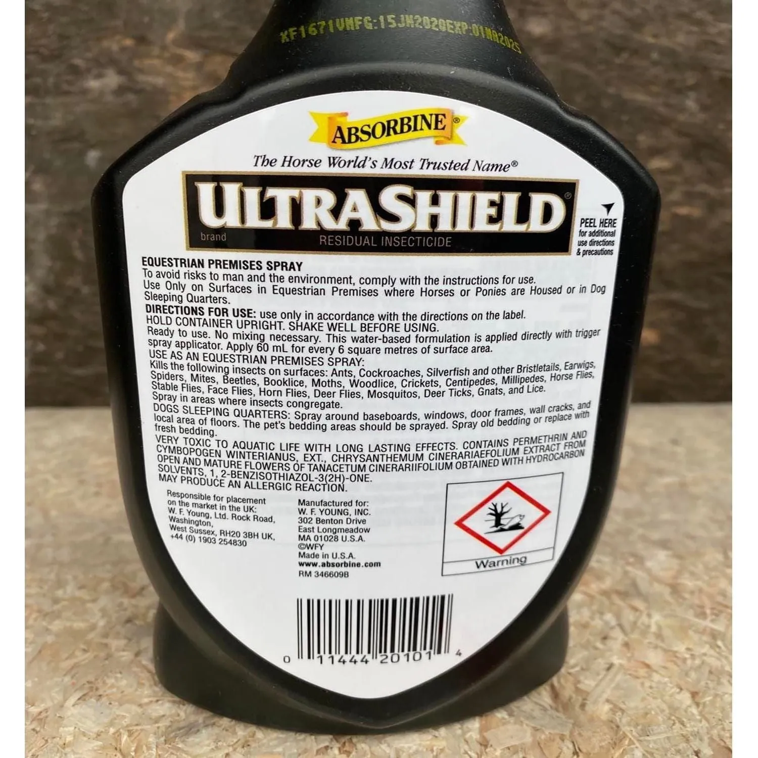 Absorbine Ultrashield Insecticide Fly Spray IN STOCK