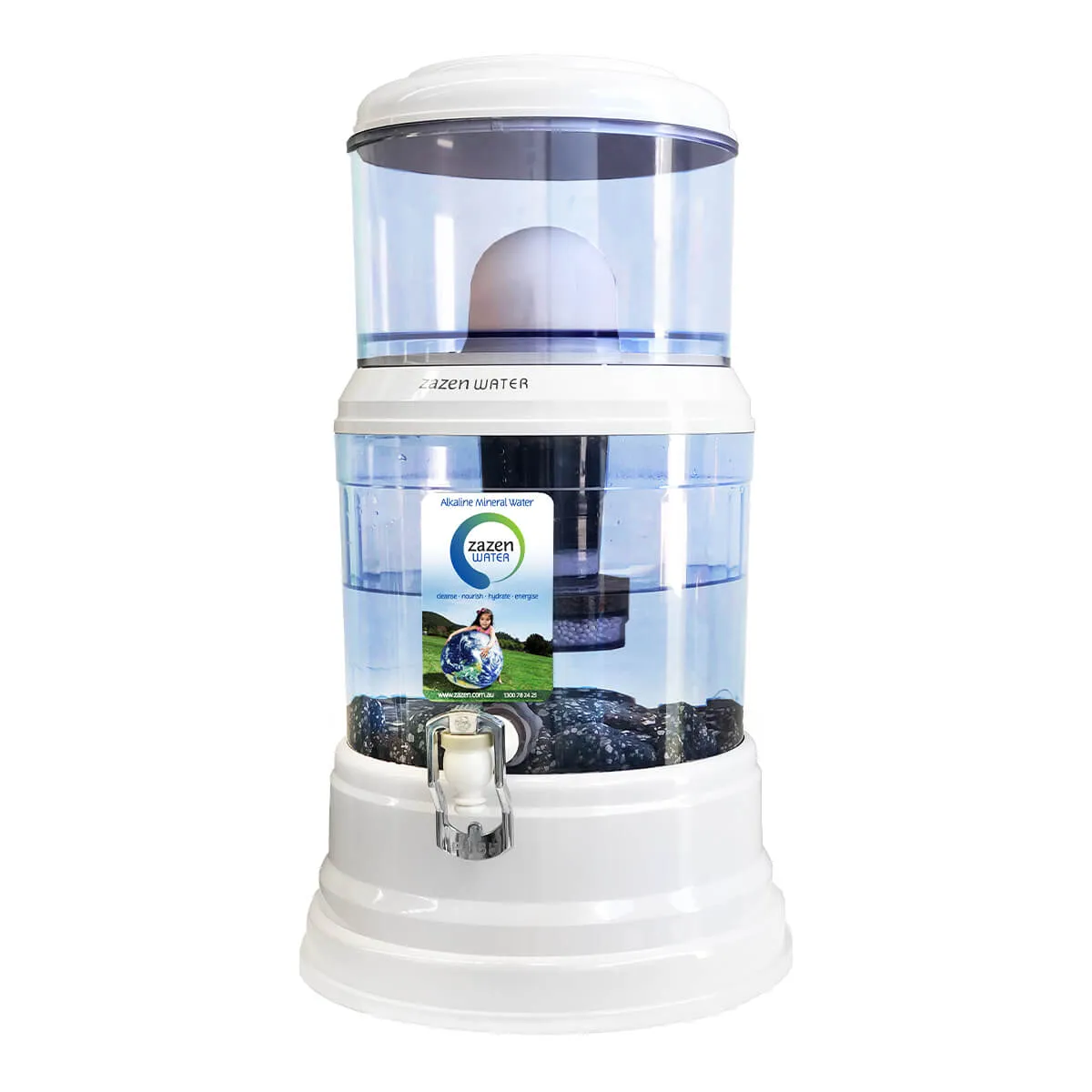 Alkaline Water System - BPA Free Plastic Bottom Tank