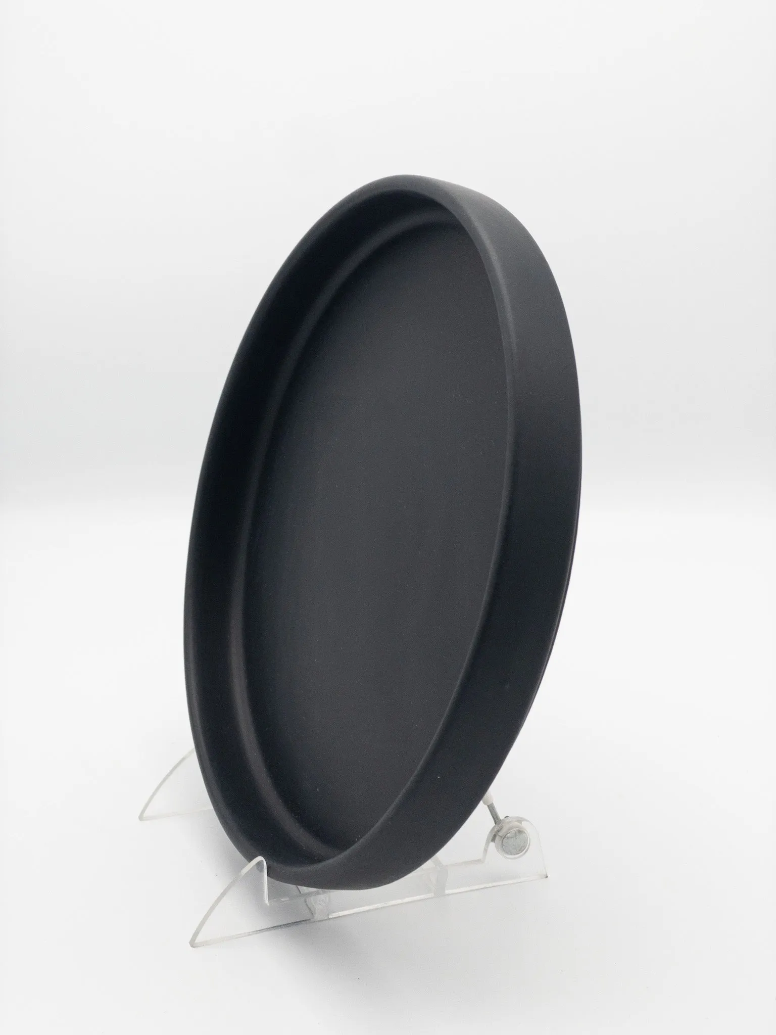 American Modern Dinner Plate Set - Set of 4 - Matte Black