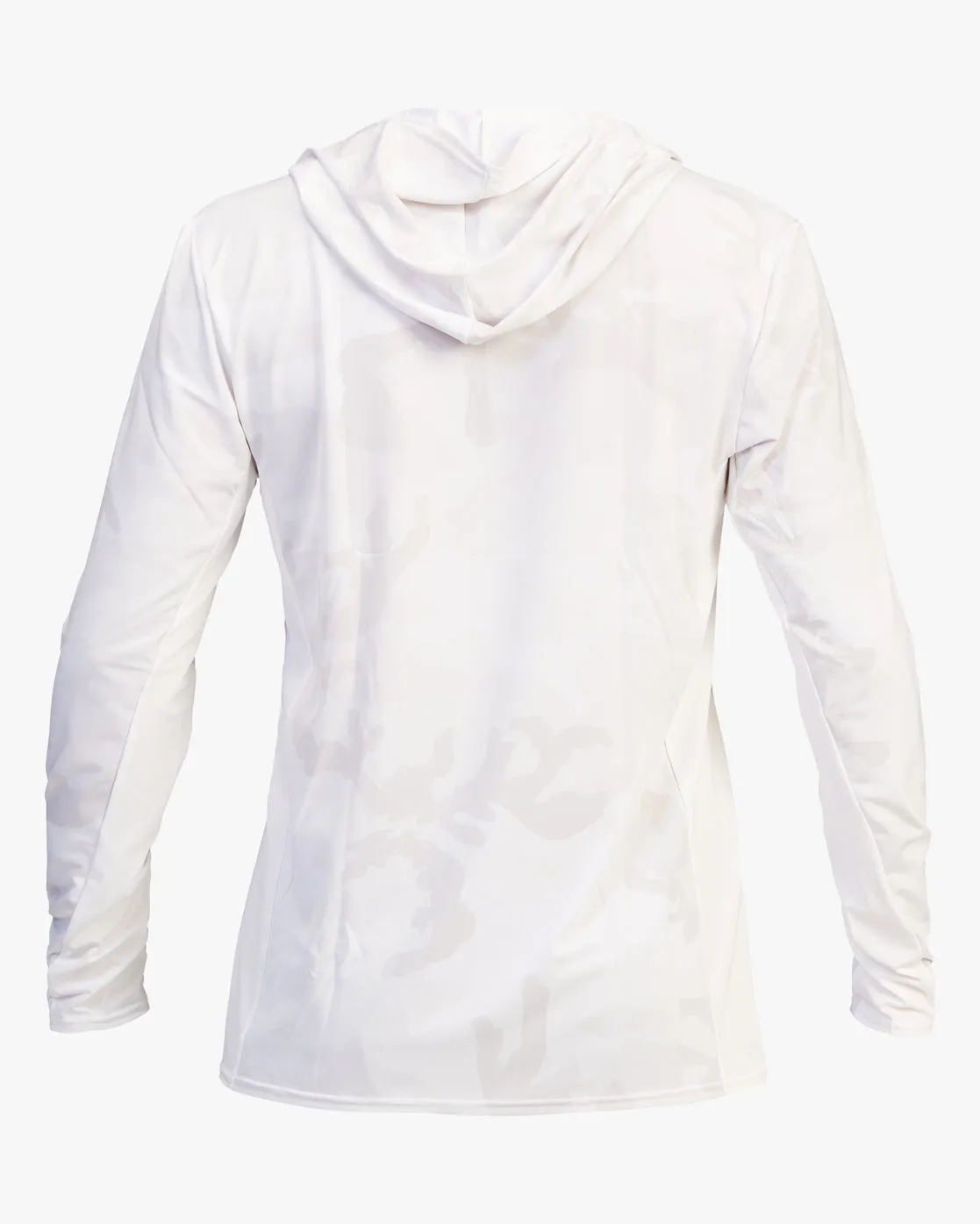 Arch Mesh Hooded Upf 50  Long Sleeve Rashguard - White Camo