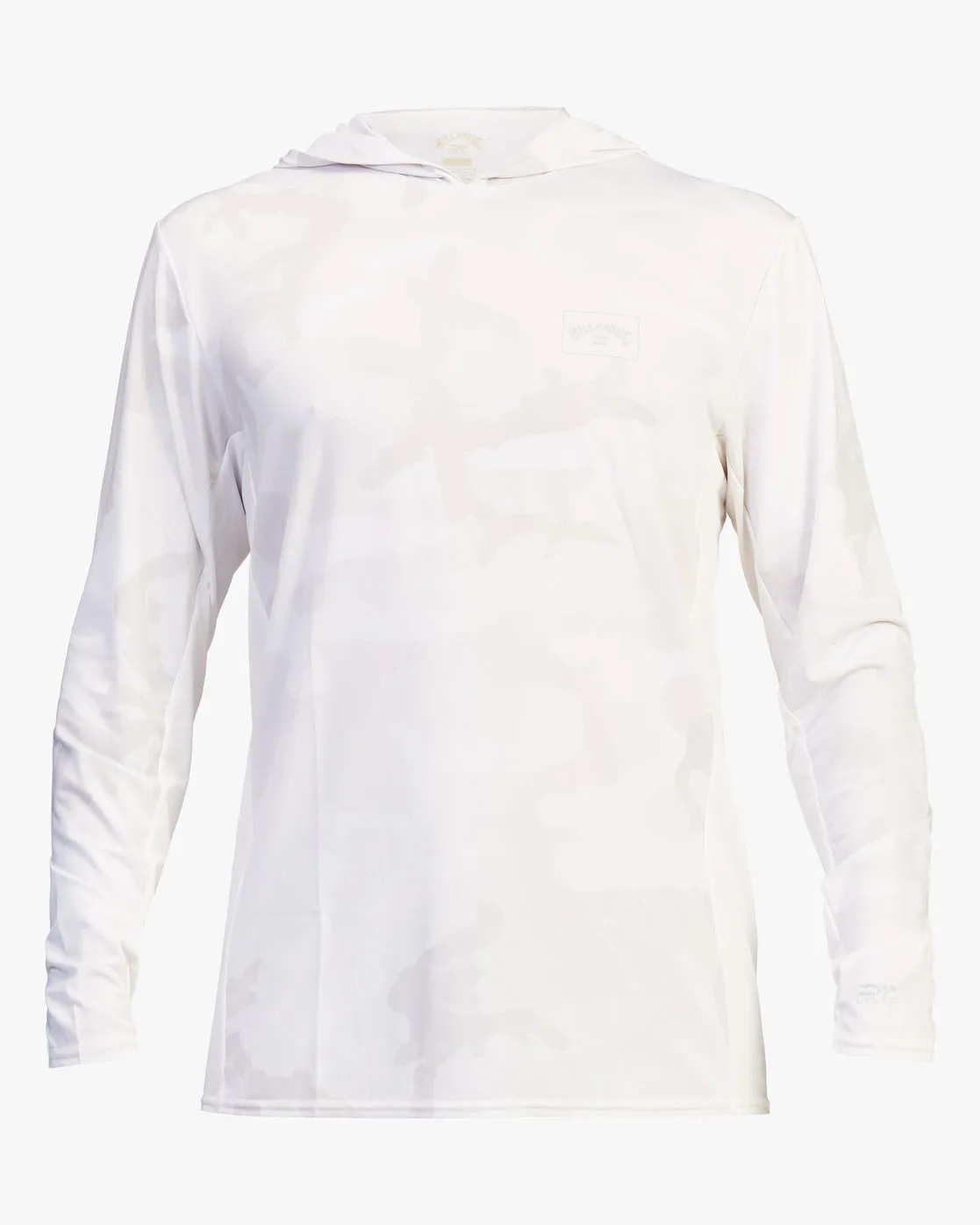 Arch Mesh Hooded Upf 50  Long Sleeve Rashguard - White Camo