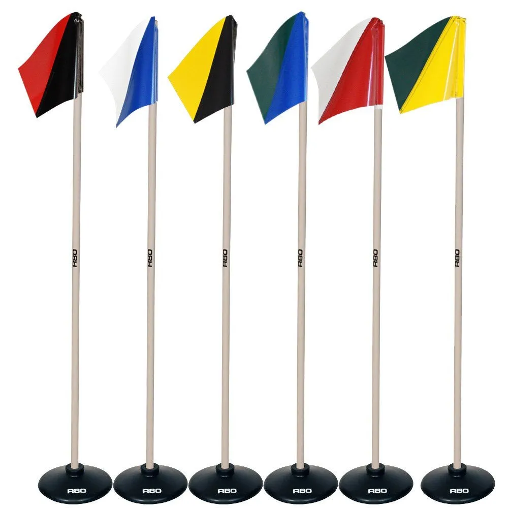 Artificial Surface / Indoor Pole with Club Colour Flag
