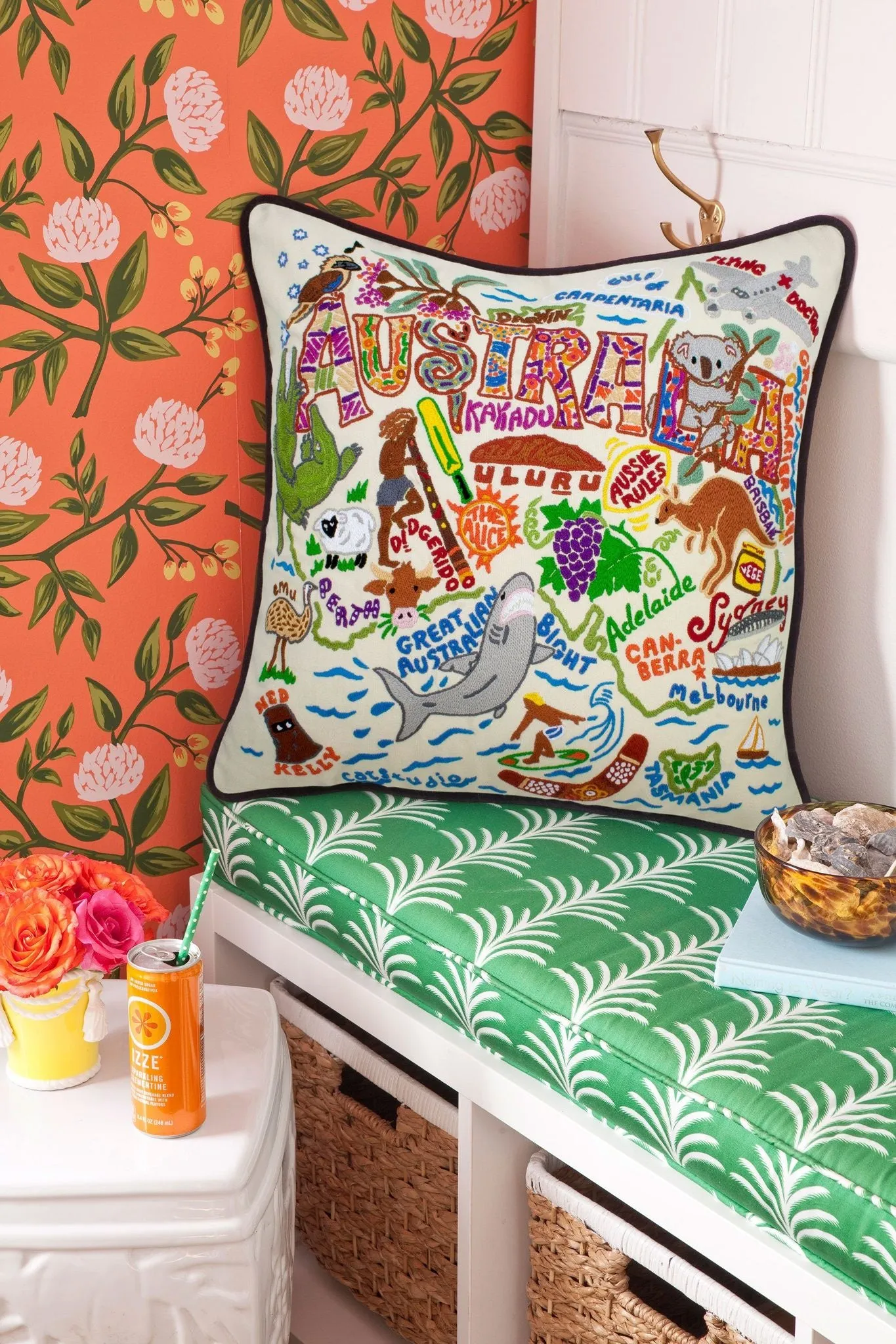 AUSTRALIA PILLOW BY CATSTUDIO