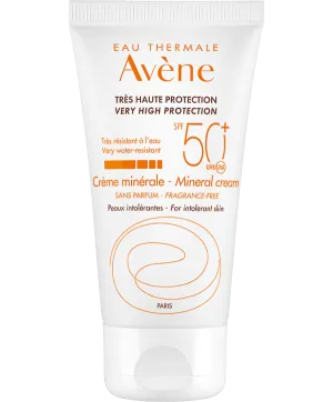 Avene Cream Mineral Peaux Intolerante SPF 50 
