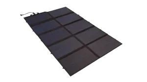 Baintech Foldable Solar Blanket 350 Watt - Black with PWM   Free 5M Anderson Cable