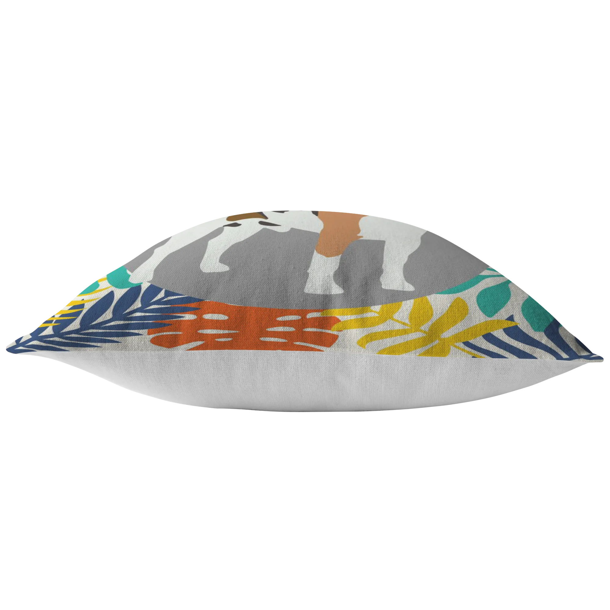 Beagle #1 Colorful Leaves Pillow