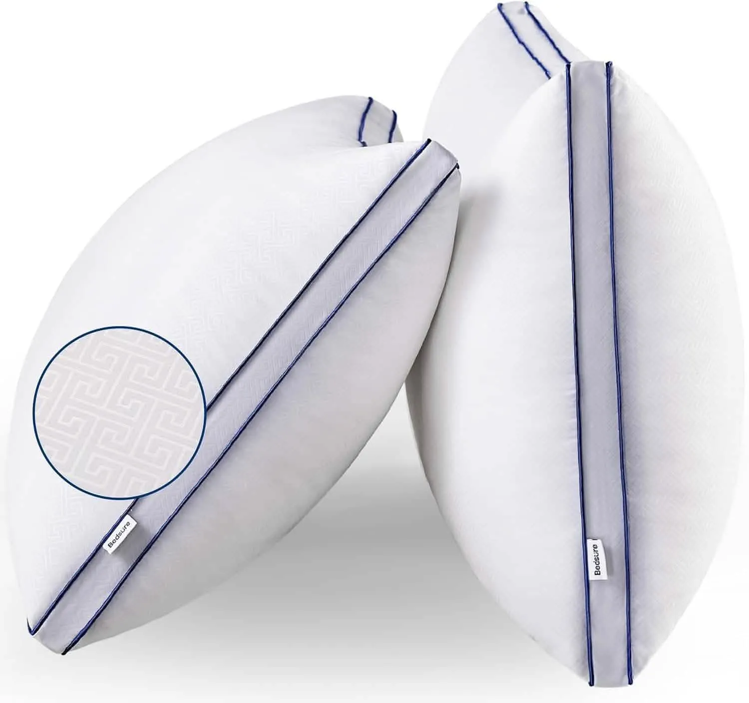 Bedsure Greek Key Gusseted Pillows
