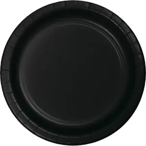 Black Paper Plates (75/Pkg)