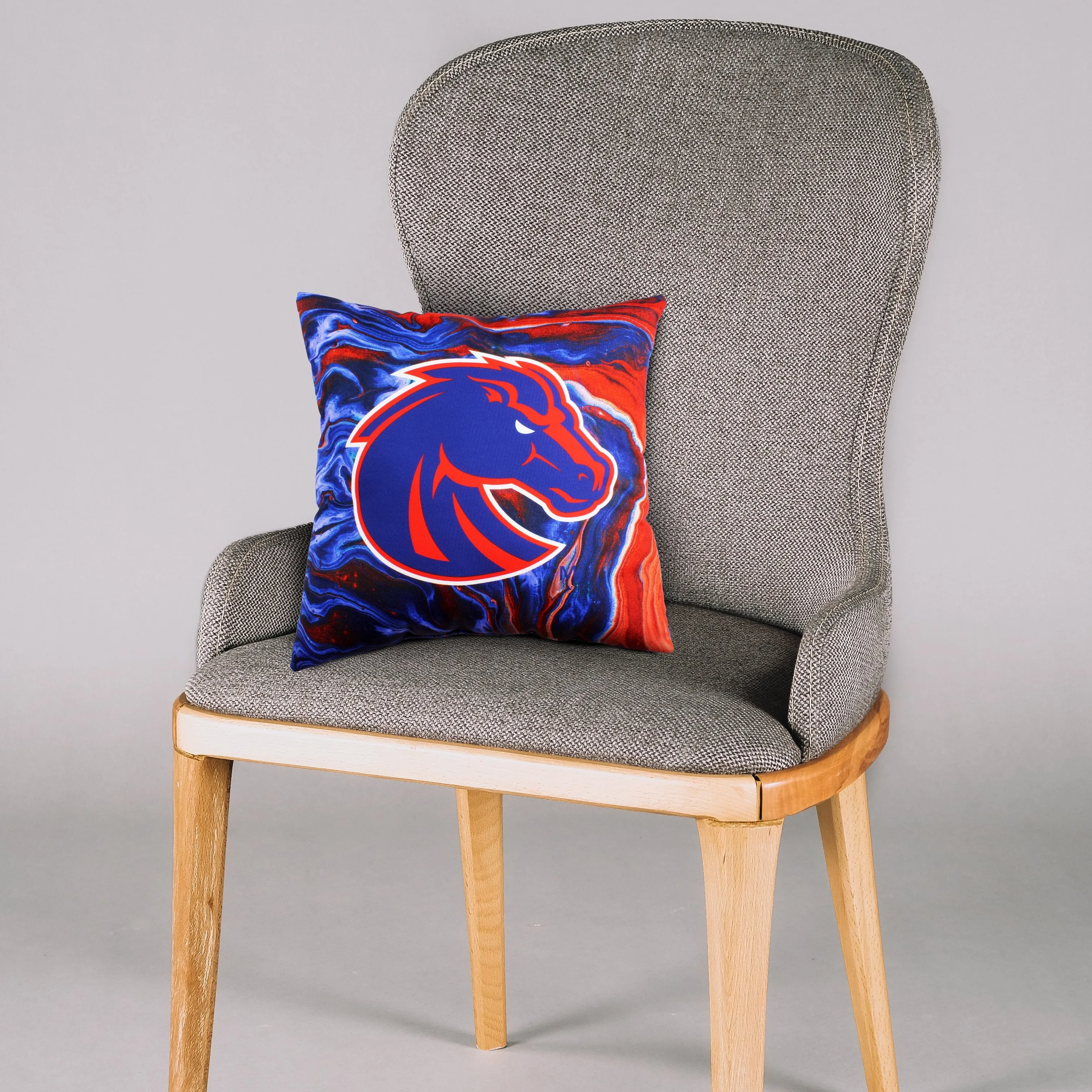 Boise State Broncos 2 Sided Color Swept Decorative Pillow, 16" x 16"