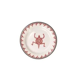 Bread & Butter Plate - Mimbreño Maroon & White | Mimbreño