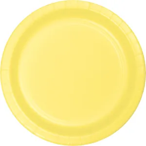 Bulk Mimosa Paper 6.75 inch Dessert Plates (240 per Case)
