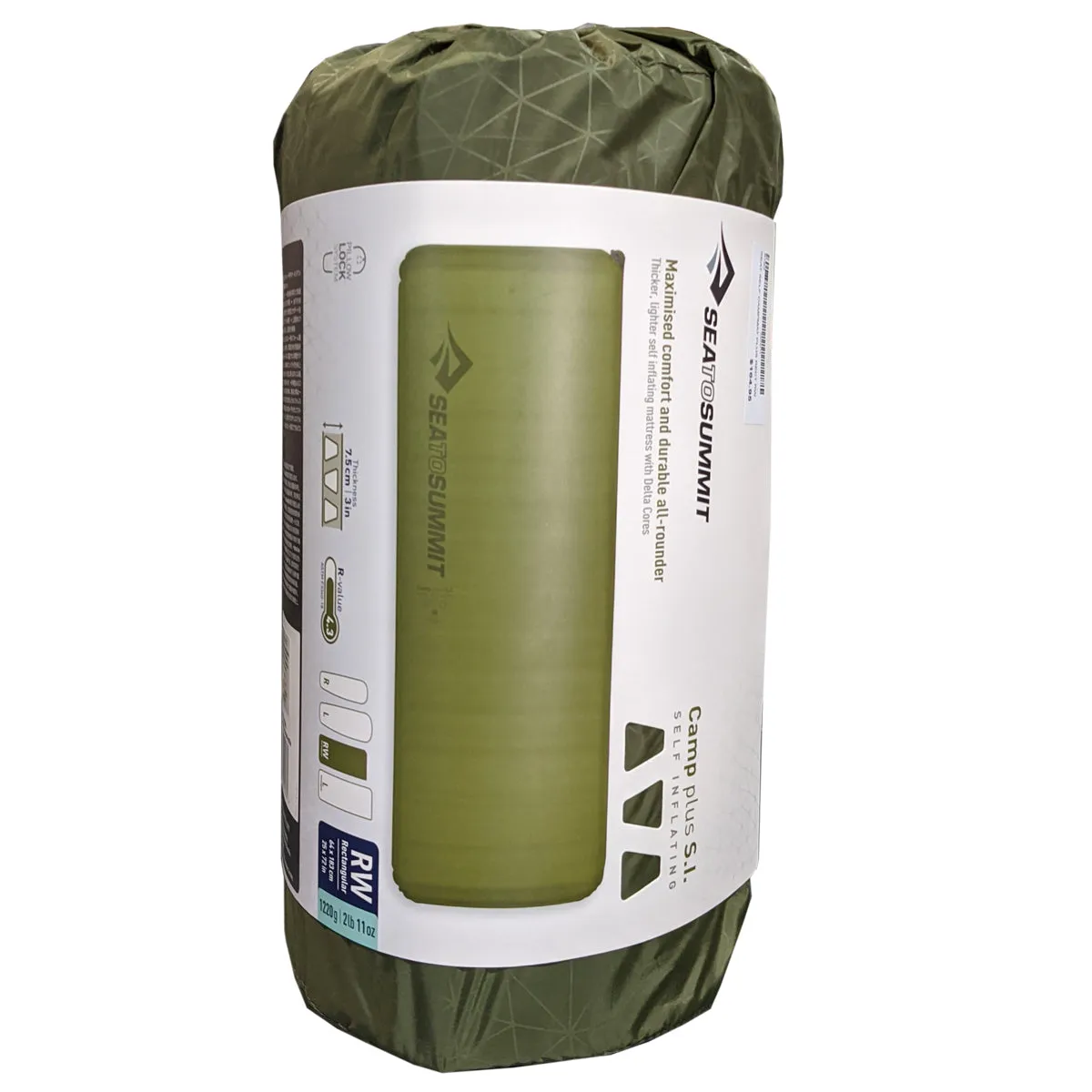 Camp Plus Rectangular Wide Self Inflating Mat