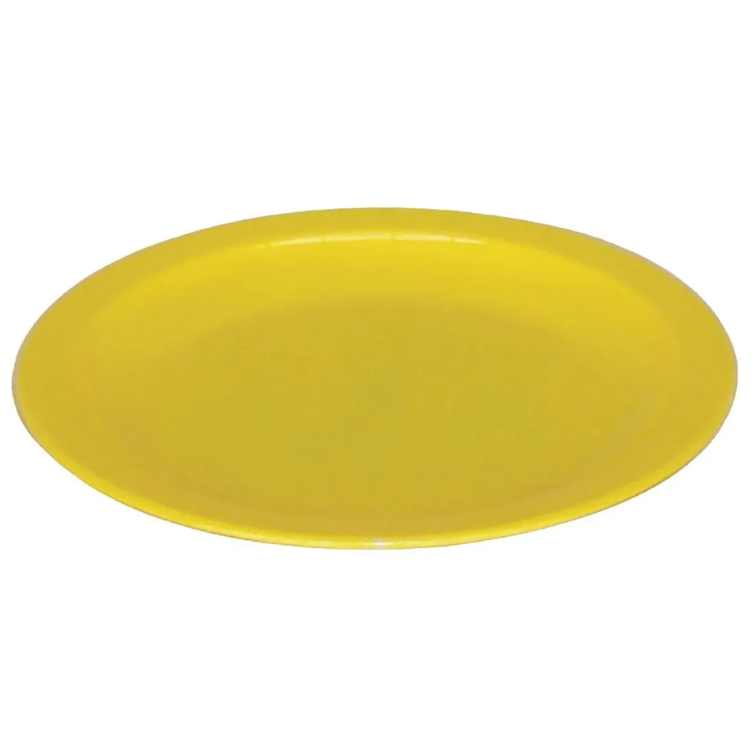 CB763 Olympia Kristallon Polycarbonate Plates Yellow 172mm (Pack of 12)