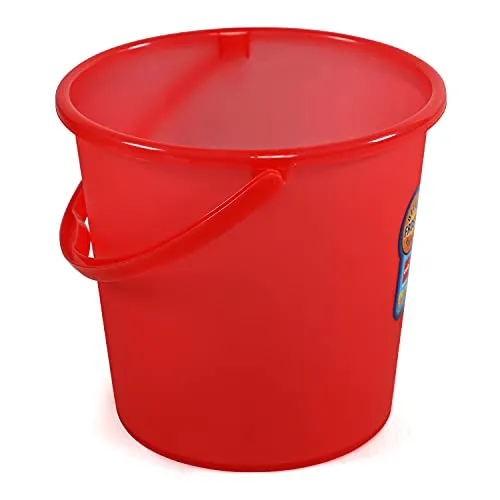 Cello Plastic Frosty Deluxe Bucket, 16 litres, Red