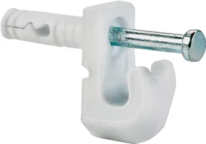ClosetMaid 661000 Clip, Resin, White :CD 7: QUANTITY: 1