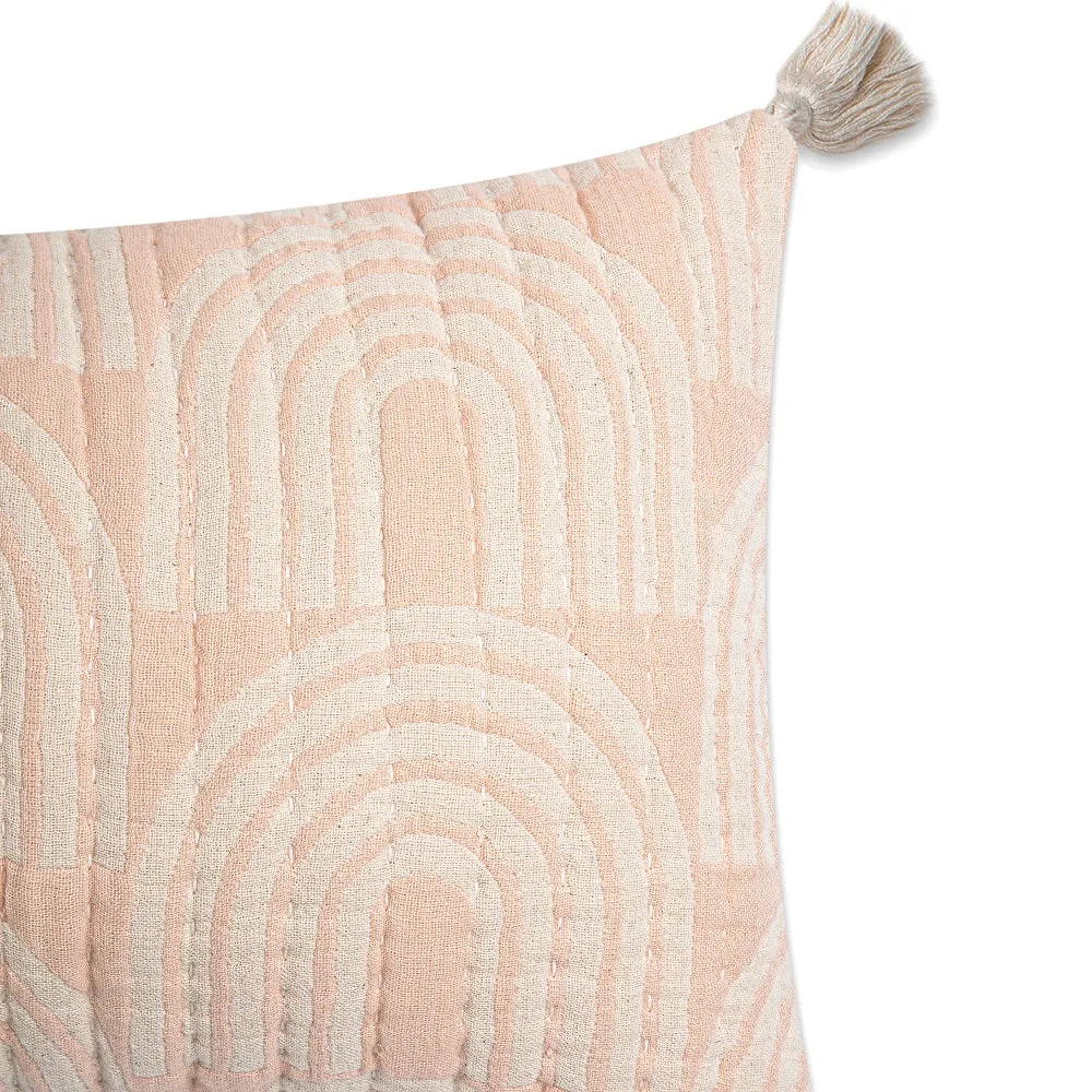 Crane Baby Jacquard Rainbow Pillow