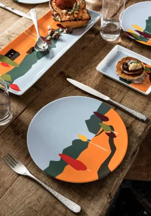 DESTINATION FORET - Set of 6 dinner plates by Degrenne