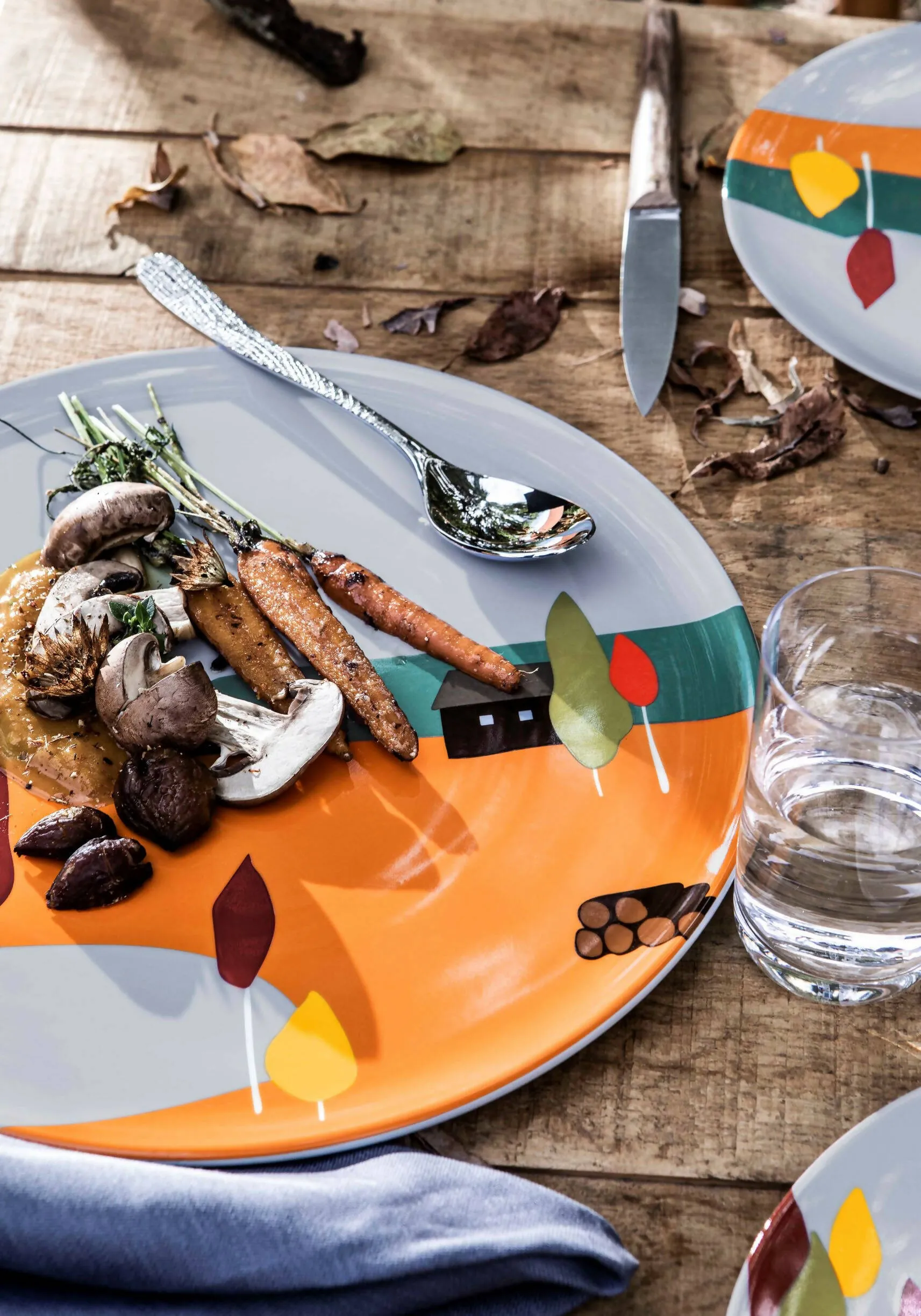 DESTINATION FORET - Set of 6 dinner plates by Degrenne