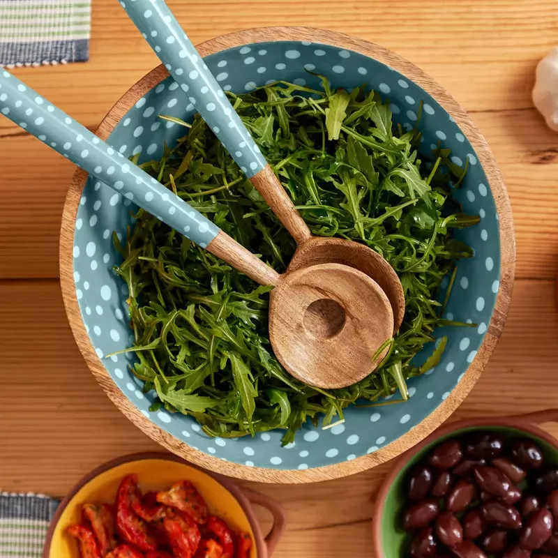 Dexam Sintra Mango Wood Spotted Salad Servers