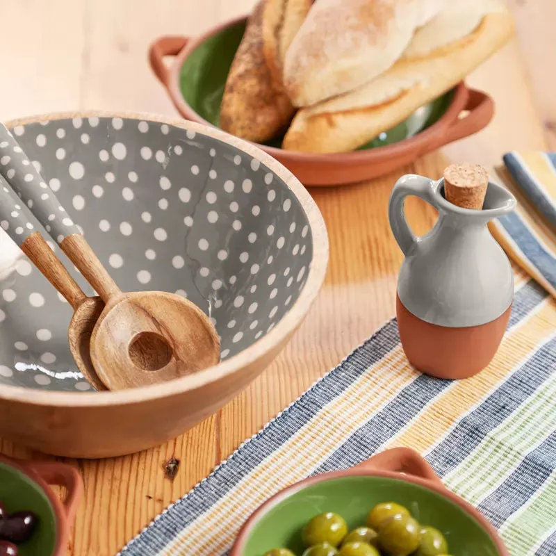 Dexam Sintra Mango Wood Spotted Salad Servers