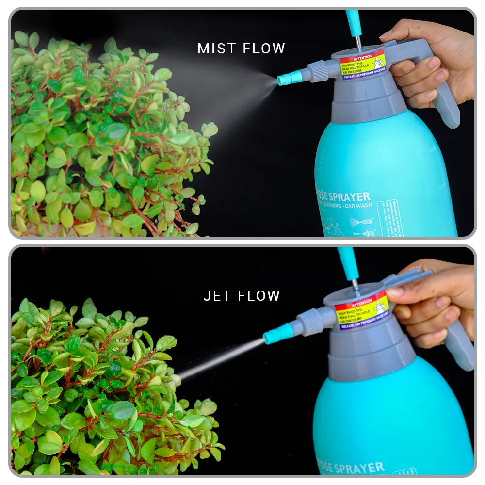 ECO365 Classic Dual Flow Multipurpose Garden Sprayer 2.2L (Blue) with Adjustable Nozzle for Mist & Jet Flow (Pack of 1)