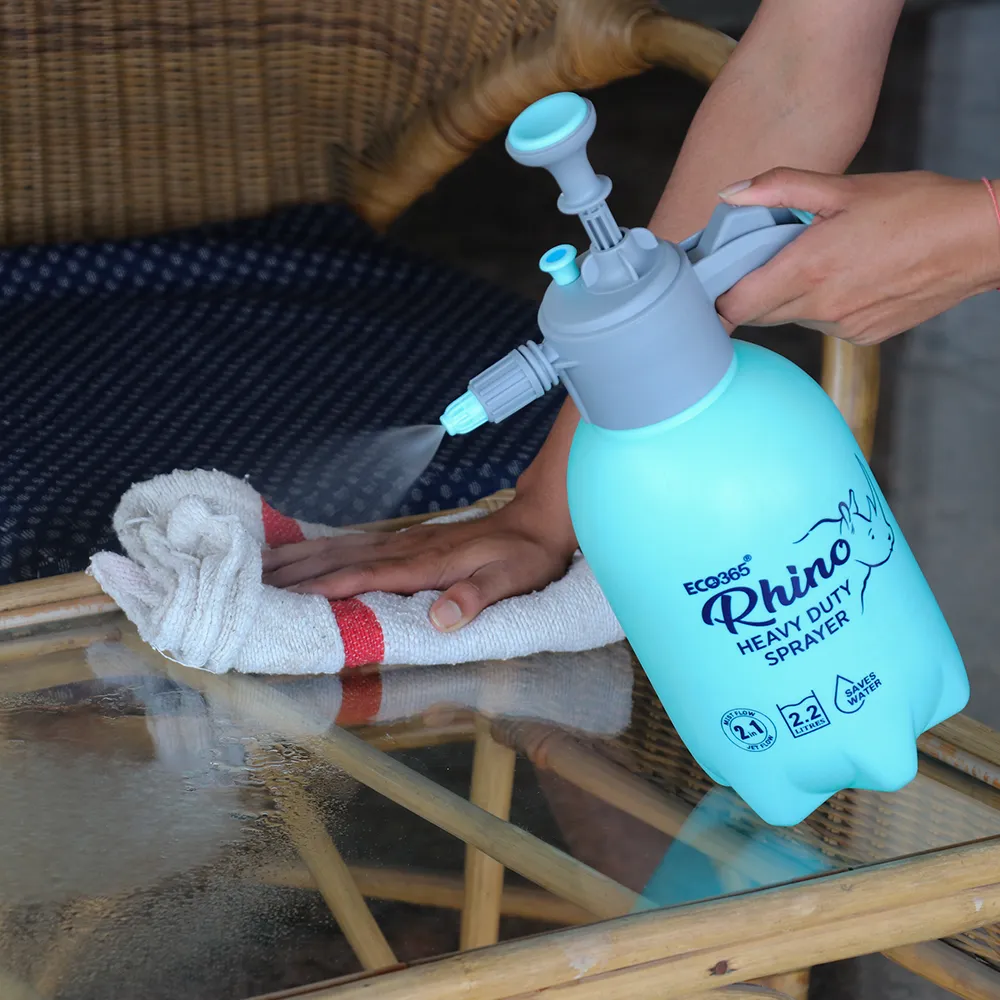 ECO365 Classic Dual Flow Multipurpose Garden Sprayer 2.2L (Blue) with Adjustable Nozzle for Mist & Jet Flow (Pack of 1)
