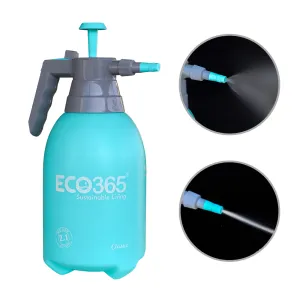 ECO365 Classic Dual Flow Multipurpose Garden Sprayer 2.2L (Blue) with Adjustable Nozzle for Mist & Jet Flow (Pack of 1)