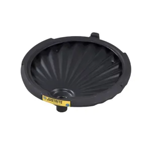 EcoPolyBlend Funnel for Non-Flammables, 30 and 55-Gal Drums, Black