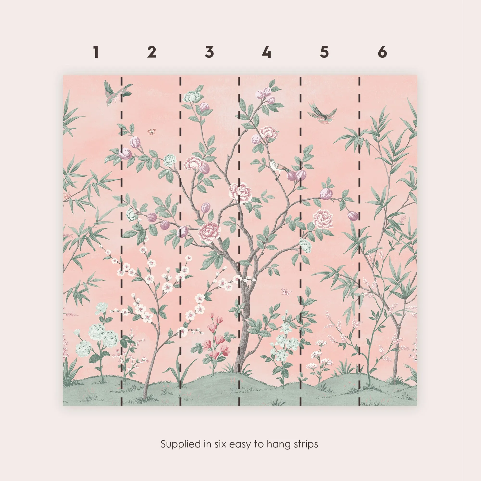 Eglantine Mural Wallpaper