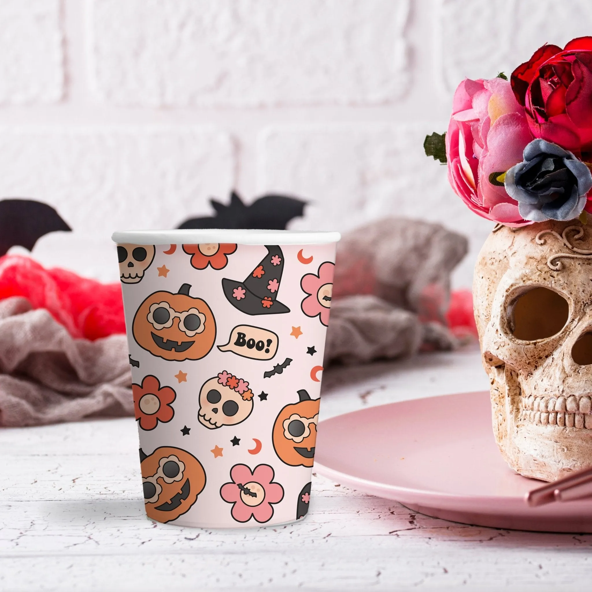 Groovy Halloween Icon Tableware Kit