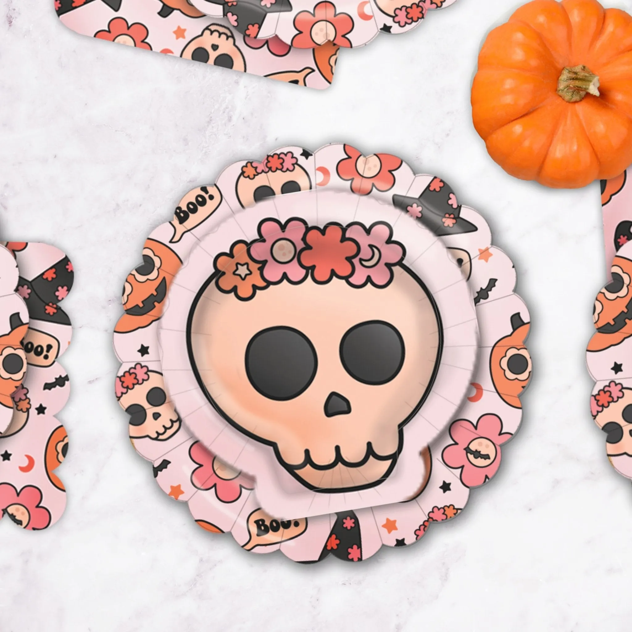 Groovy Halloween Icon Tableware Kit