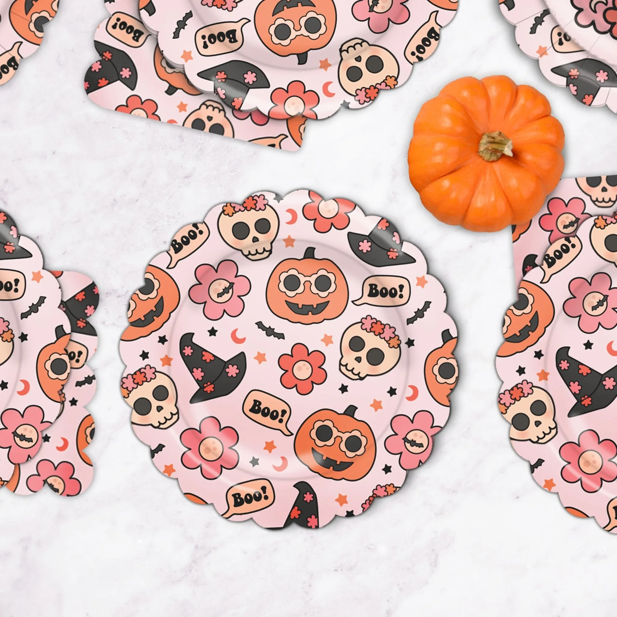 Groovy Halloween Icon Tableware Kit
