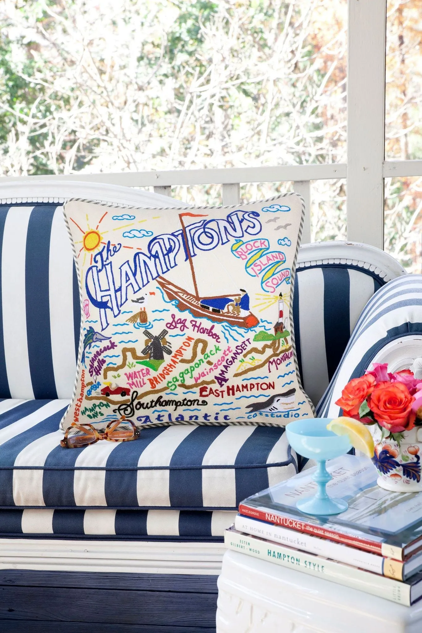 HAMPTONS PILLOW BY CATSTUDIO
