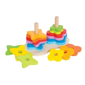 Hape - Double Rainbow Stacker