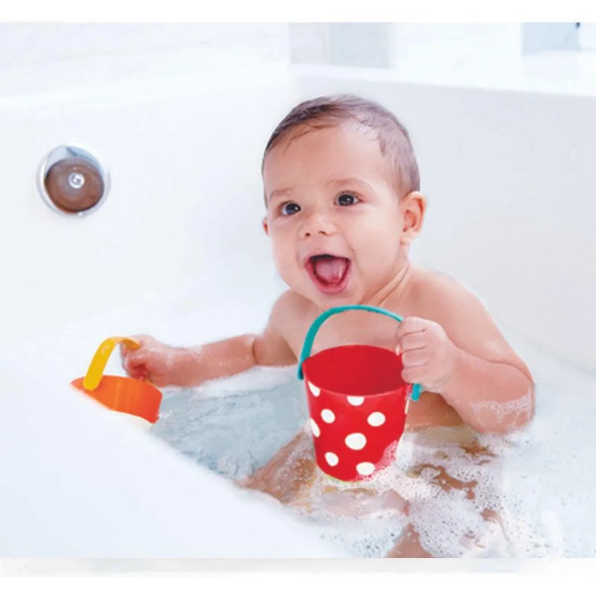 Happy Buckets Bath Toy Set by Hape