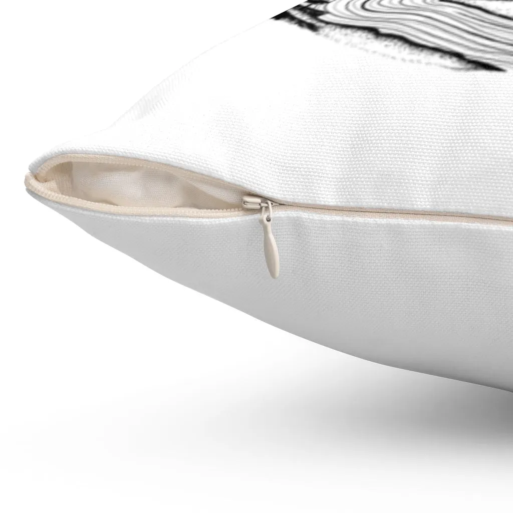 Home Is Where You Pitch It Square Pillow