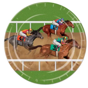 Horse Racing Plates 23cm 8pk